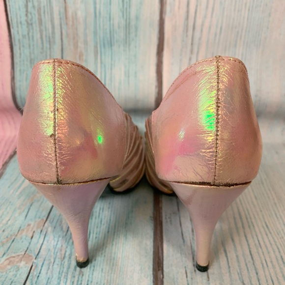 Cute vintage pink heels size 6 - Picture 10 of 12